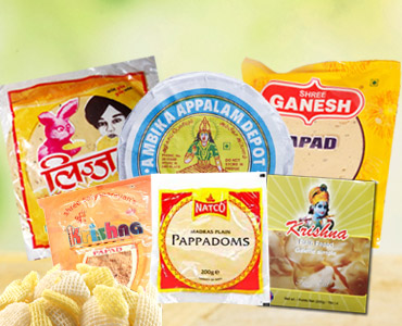 Indian Papad / Fryums Supplier Italy